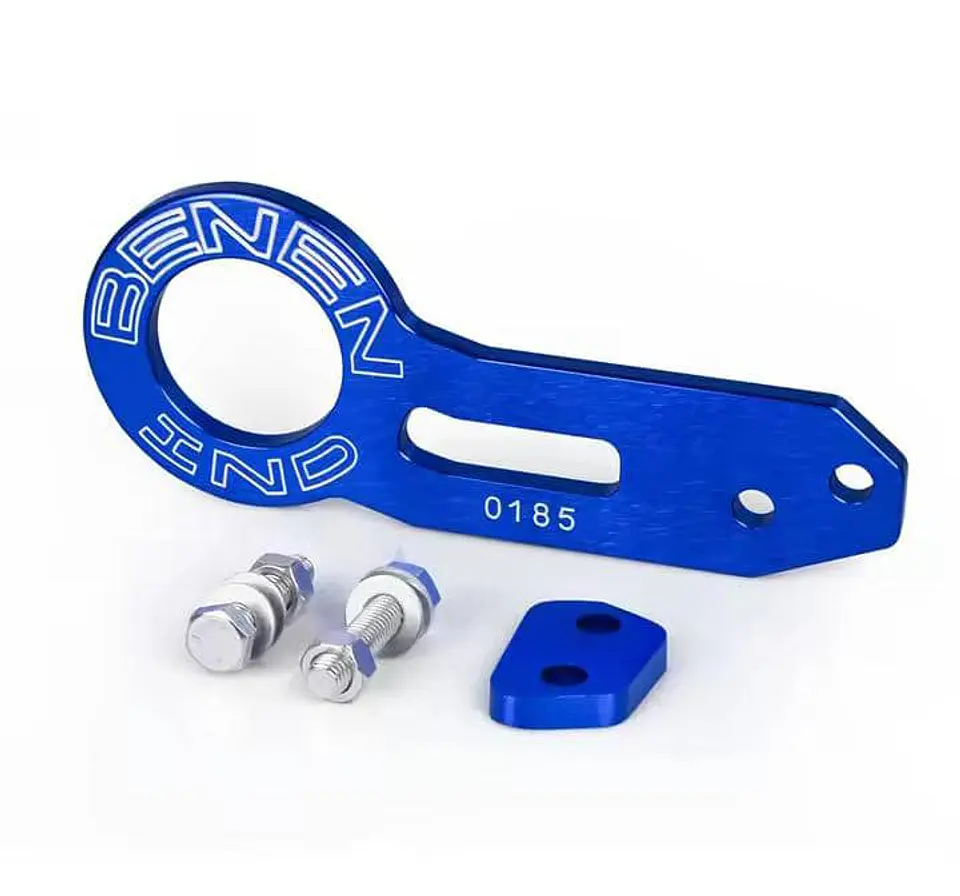 Gancho remolque arrastre aluminio trasero Tow Hook 0185 - Azul 9