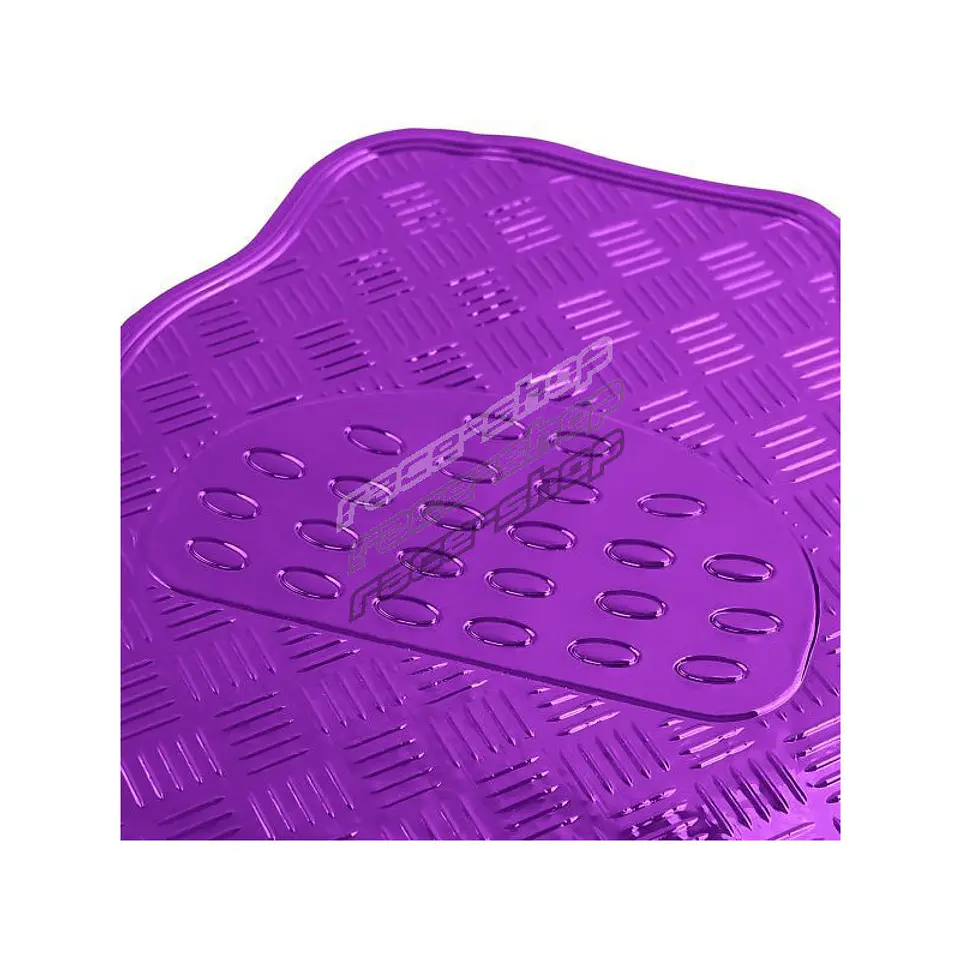 Alfombras pisos de auto diseño metálico morado 11