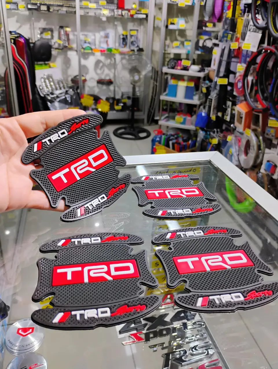 Set 4 piezas - topes Antiarañazos para cuenco de manilla de goma 10