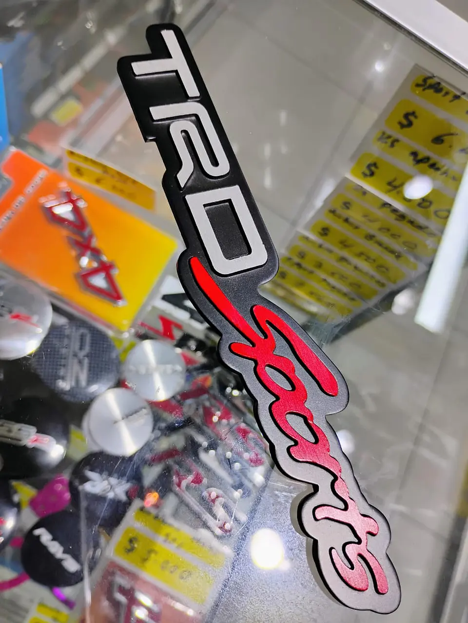 Pegatina emblema de Metal - TRD SPORTS adhesiva para carrocería 1