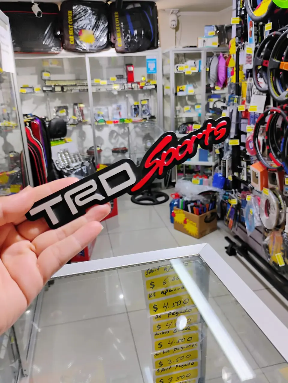 Pegatina emblema de Metal - TRD SPORTS adhesiva para carrocería 2