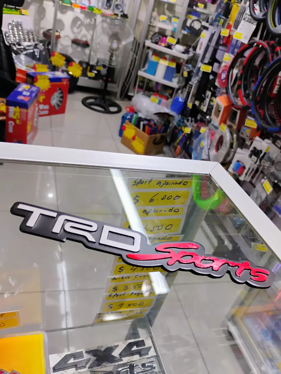 Pegatina emblema de Metal - TRD SPORTS adhesiva para carrocería 9