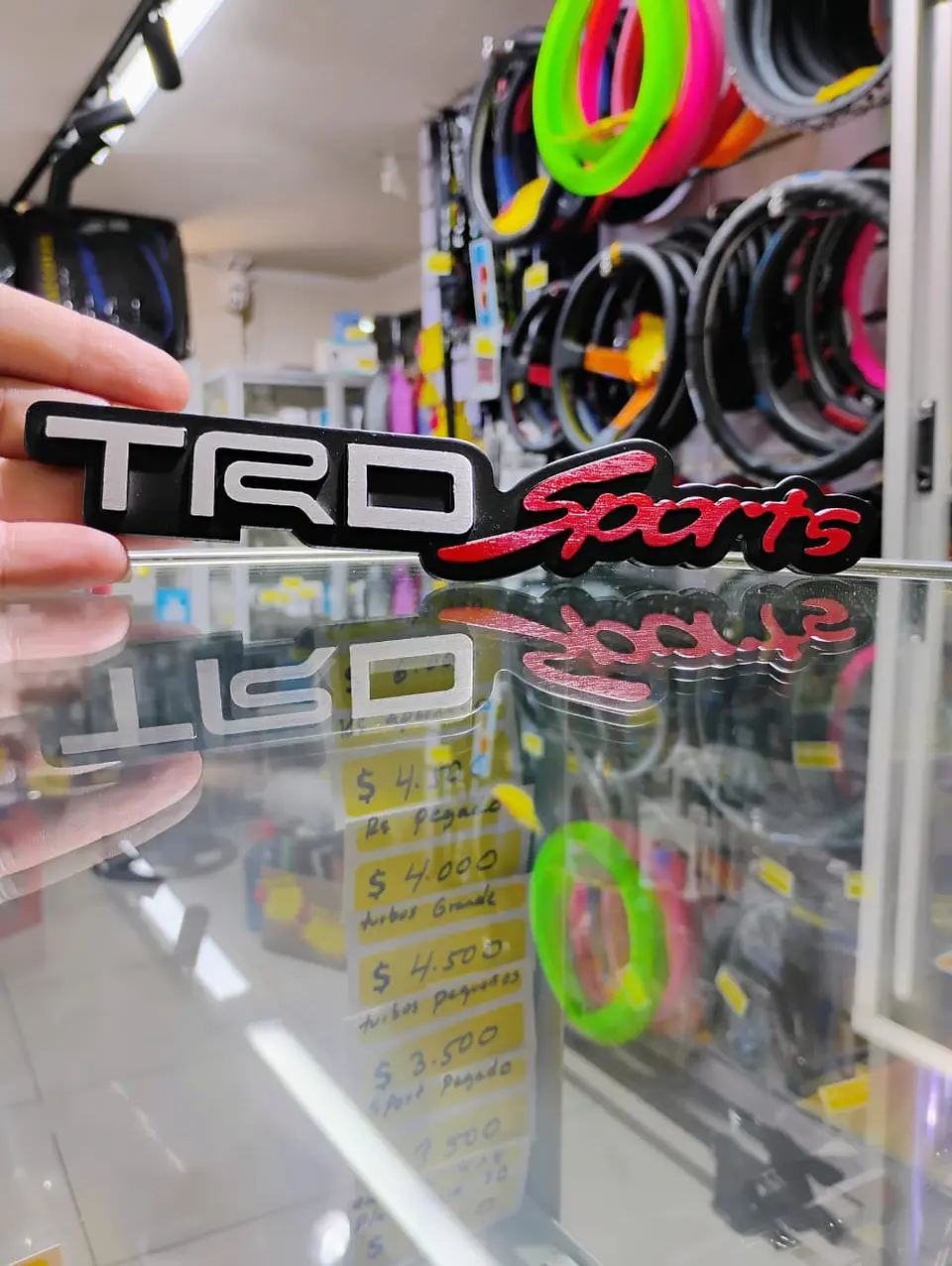 Pegatina emblema de Metal - TRD SPORTS adhesiva para carrocería 11