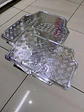 Alfombras pisos de auto diseño metálico plateado plata - Miniatura 5
