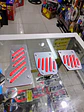 Set cubre pedales de auto 3 piezas de aluminio y goma - thumbnail 1