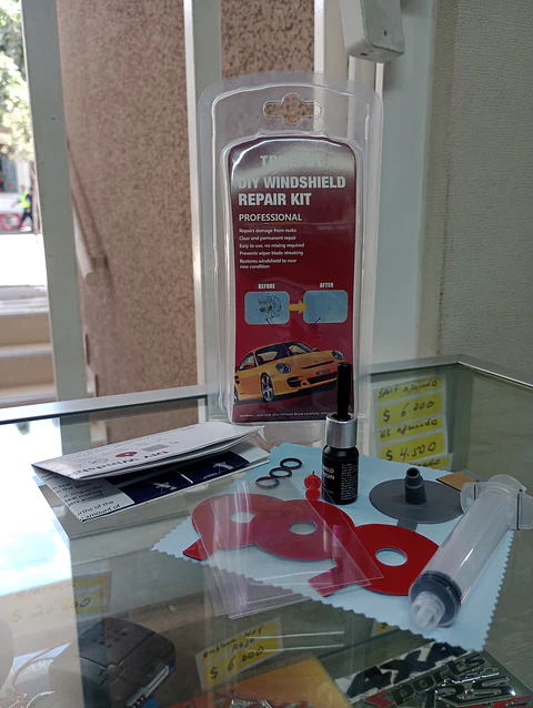Kit de herramientas de reparación de vidrios parabrisas reparador