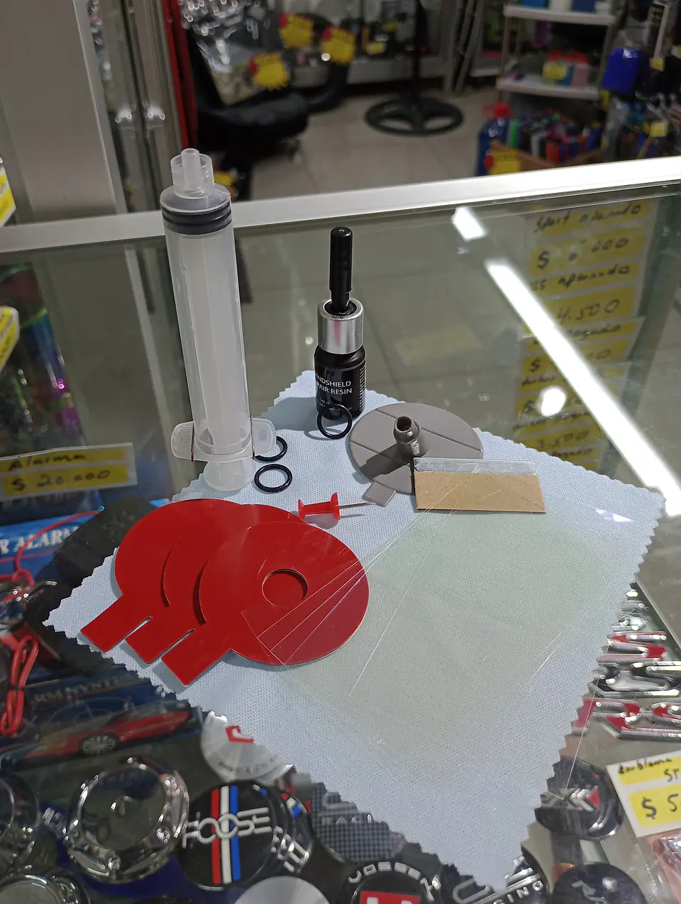 Kit de herramientas de reparación de vidrios parabrisas reparador 15