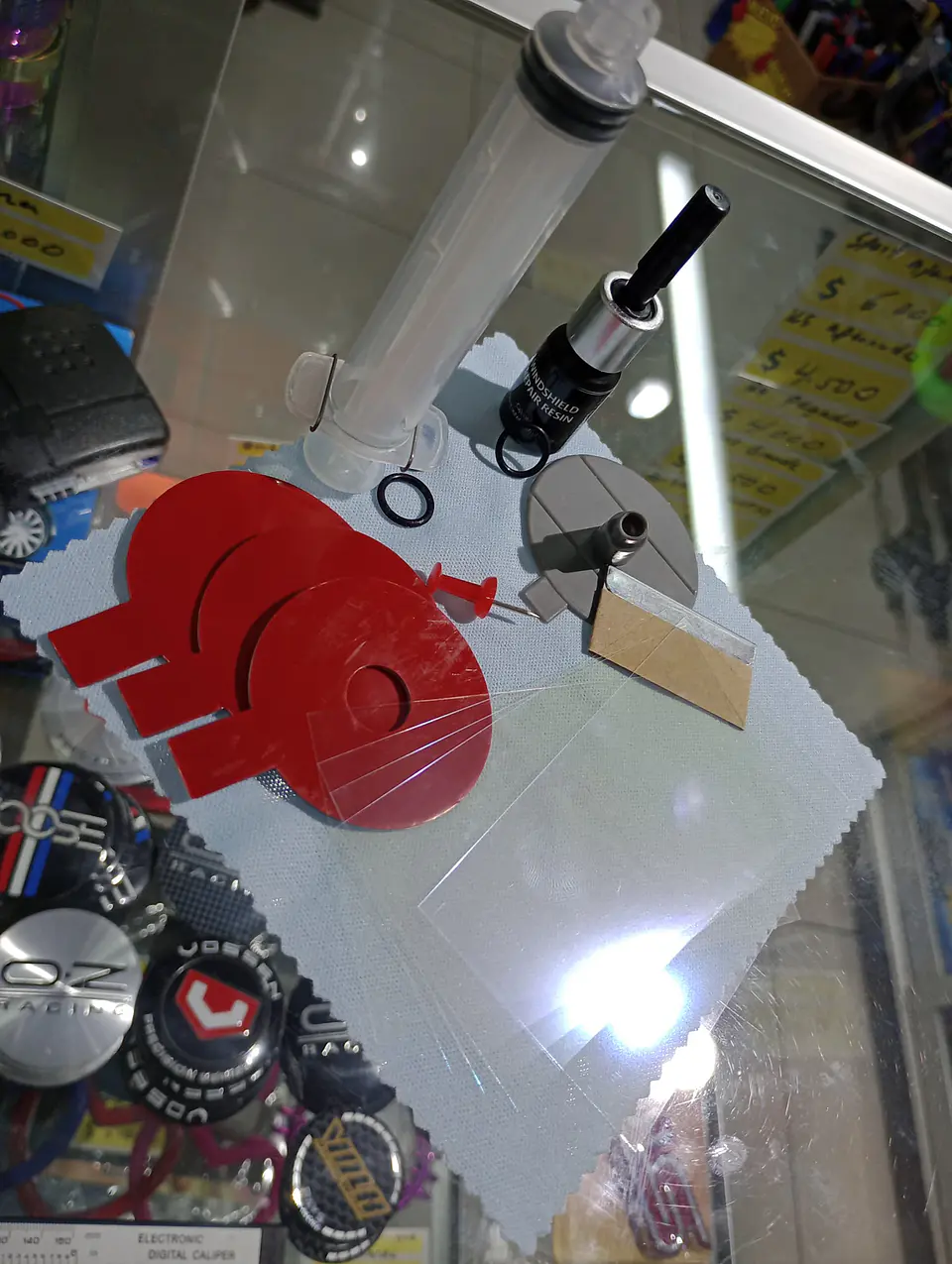 Kit de herramientas de reparación de vidrios parabrisas reparador 20