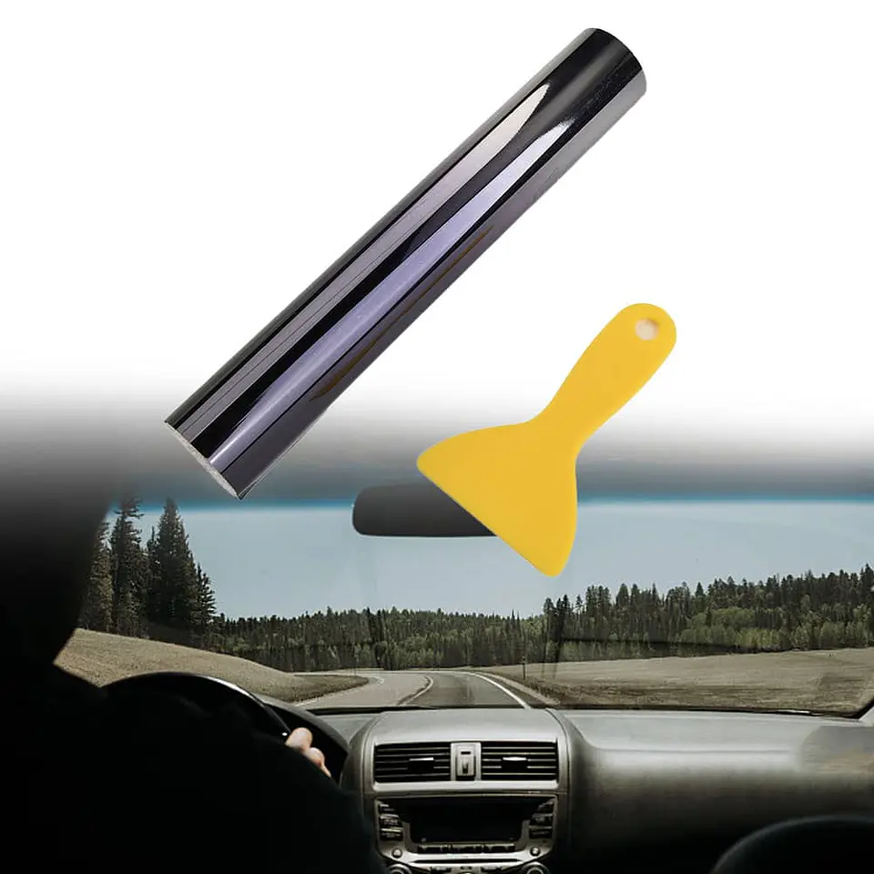 Película visera parasol universal de parabrisas de autos con 21
