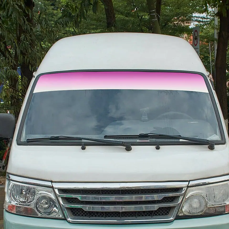Película visera parasol universal de parabrisas de autos con 32