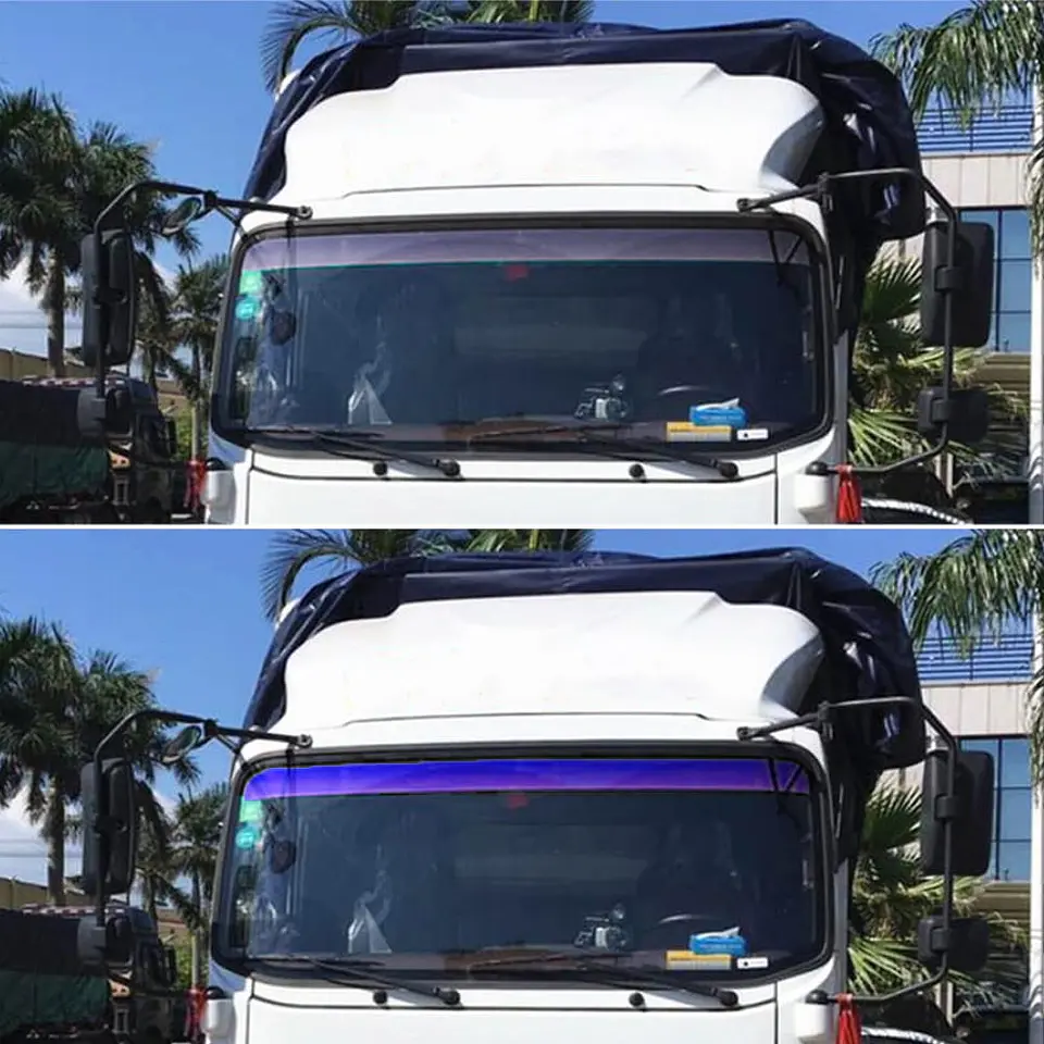Película visera parasol universal de parabrisas de autos con 43