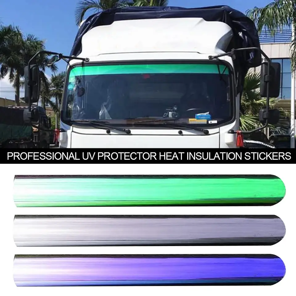 Película visera parasol universal de parabrisas de autos con 44