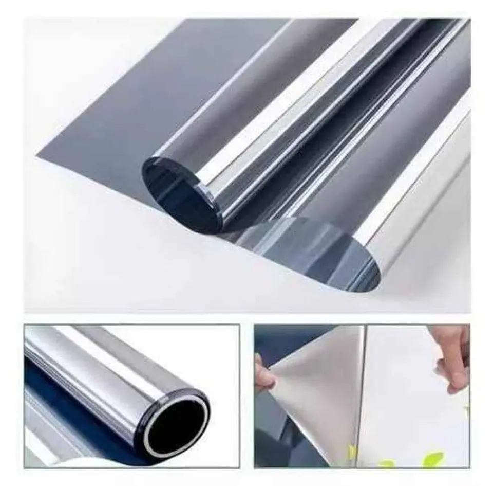 Papel polarizado para vidrios de autos tipo espejo para protección 8