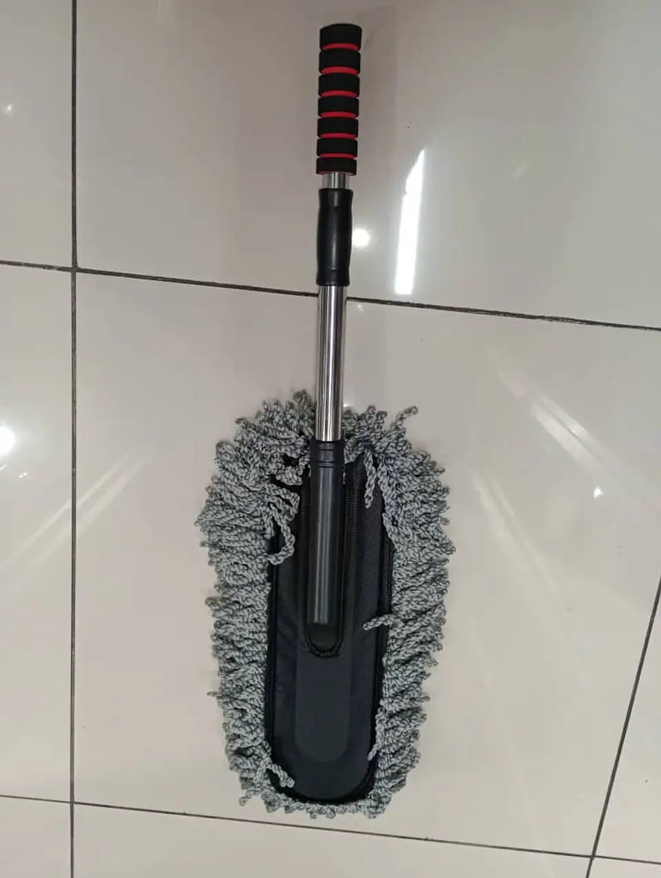 Mopa plumero microfibra extensible, elimina polvo 3