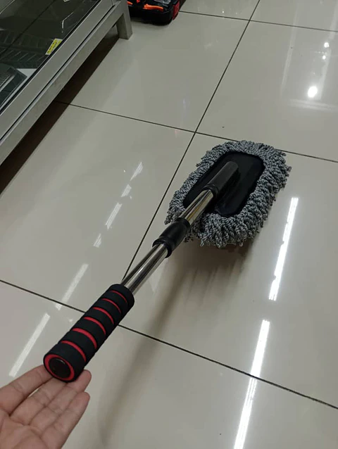 Mopa plumero microfibra extensible, elimina polvo