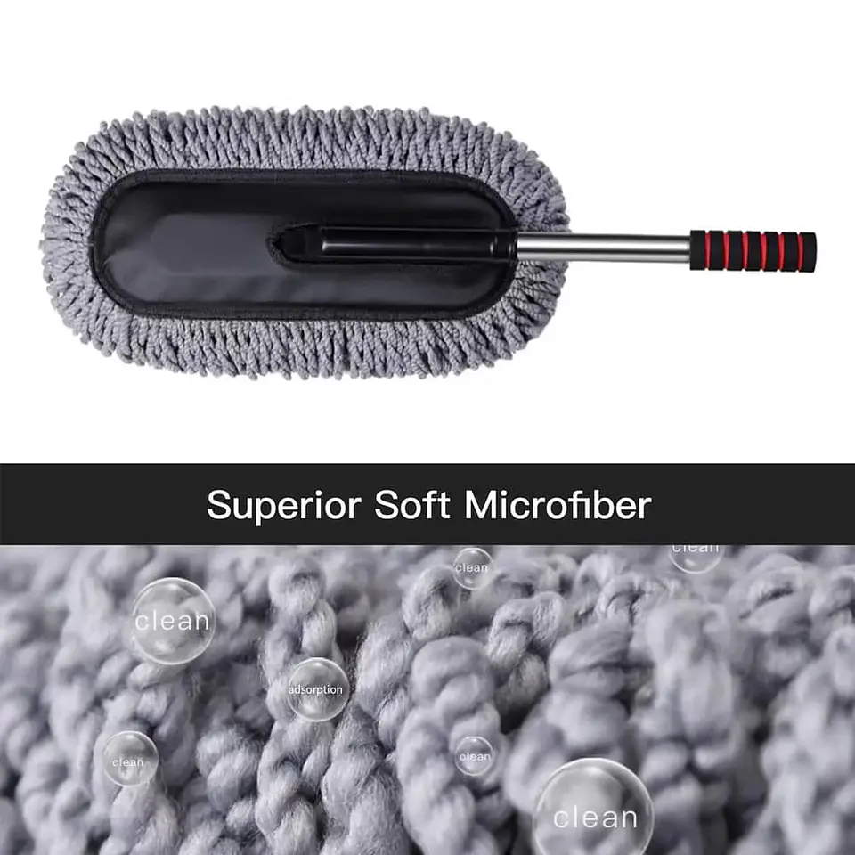 Mopa plumero microfibra extensible, elimina polvo 4