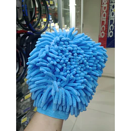 Guante de felpa microfibra para lavado limpieza de autos de doble cara