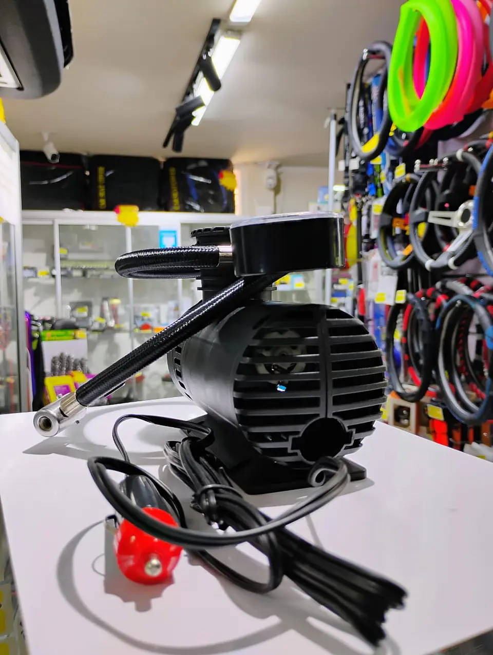 Mini compresor inflador de neumáticos portatil 5