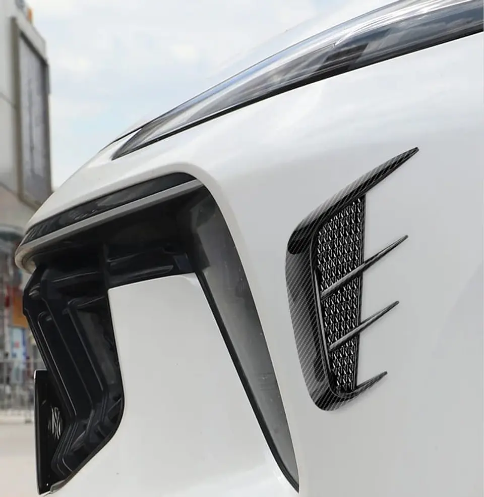 X2 Tomas de flujo de aire tunning tipo fibra de carbono 4 puntas 11