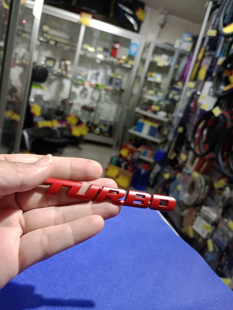 Pegatina emblema de Metal TURBO 3D para autos turbo 1