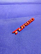 Pegatina emblema de Metal TURBO 3D para autos turbo - Miniatura 8