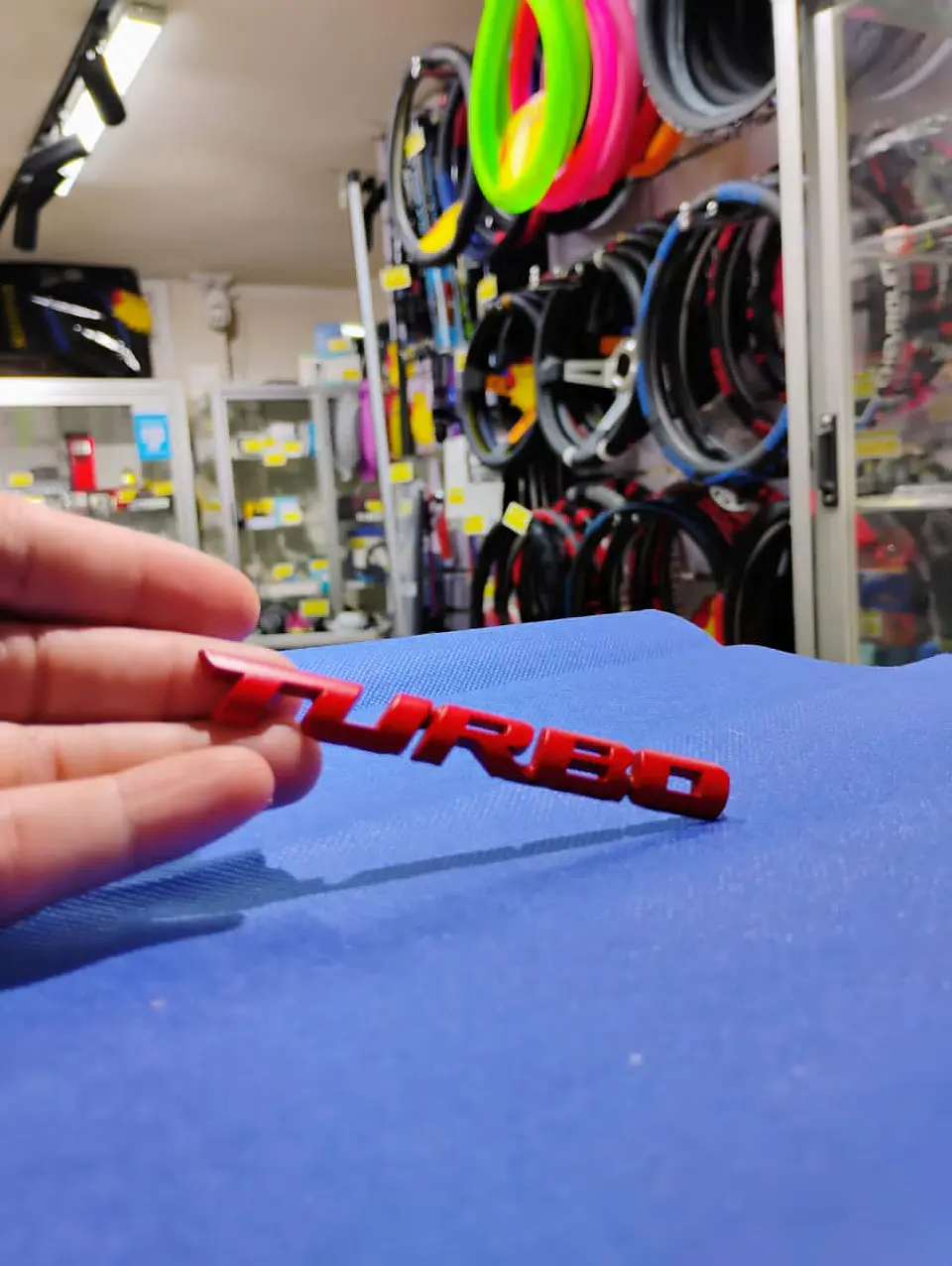 Pegatina emblema de Metal TURBO 3D para autos turbo 9