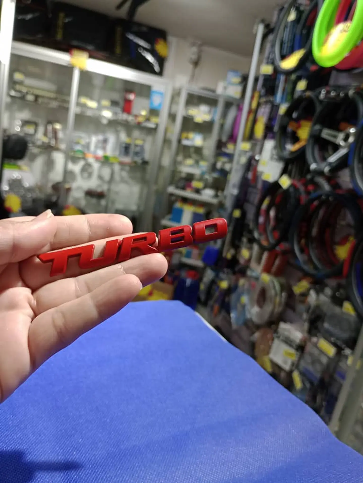 Pegatina emblema de Metal TURBO 3D para autos turbo 10