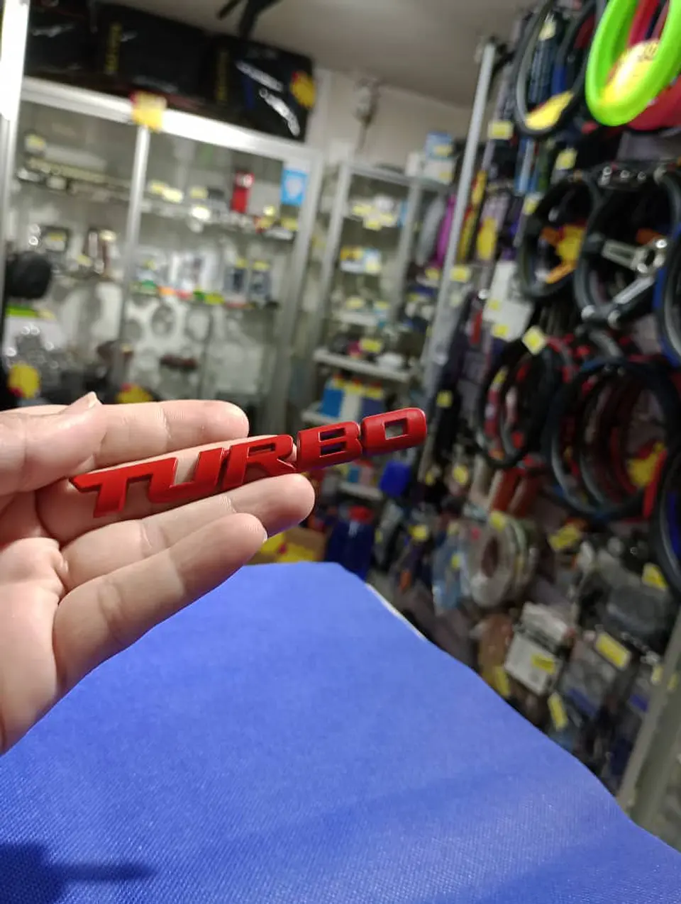 Pegatina emblema de Metal TURBO 3D para autos turbo 10