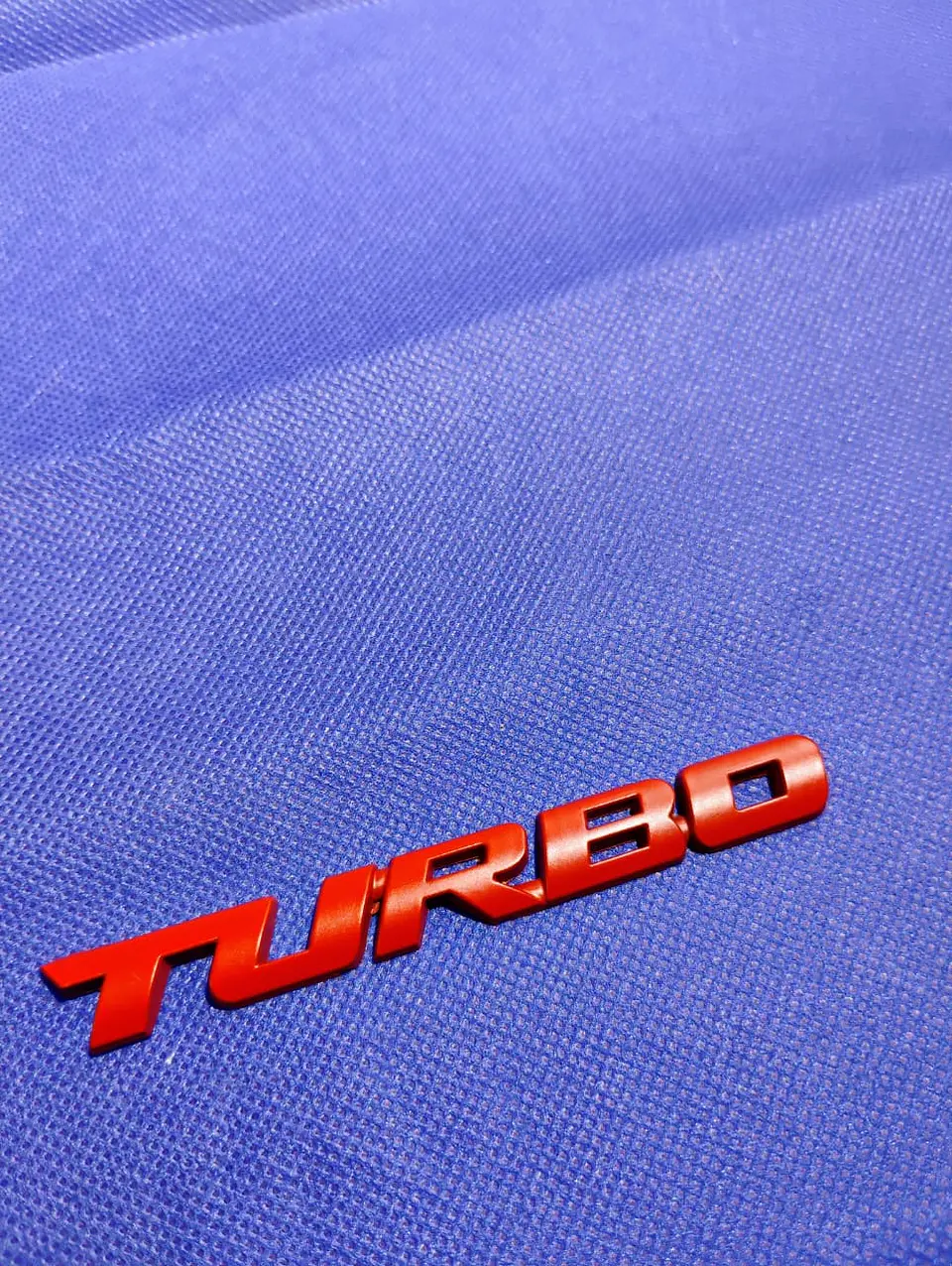 Pegatina emblema de Metal TURBO 3D para autos turbo 11