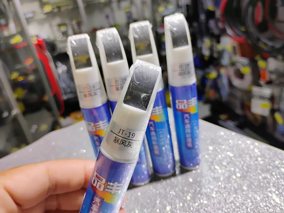 Lápiz de pintura relleno para arañazos - Gris Grafito 3
