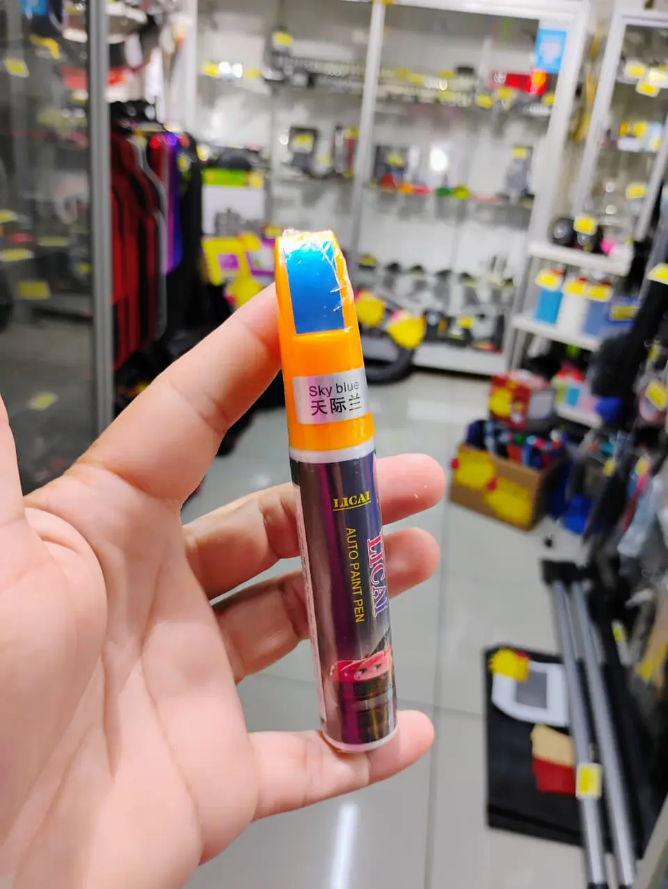 Lápiz de pintura relleno para arañazos - Azul 5