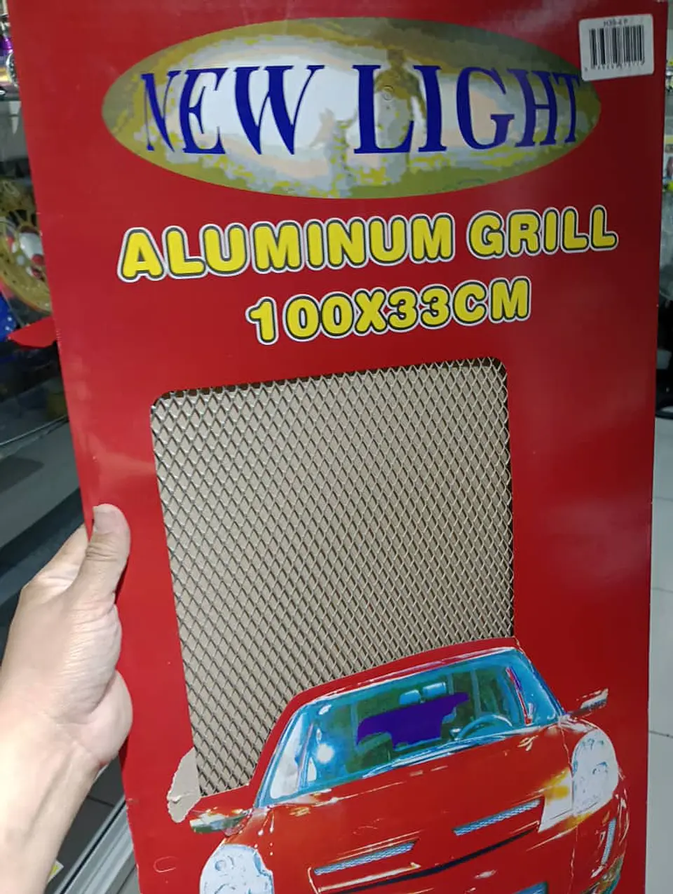 Malla Universal para parrilla de auto, malla de aleación de aluminio 7