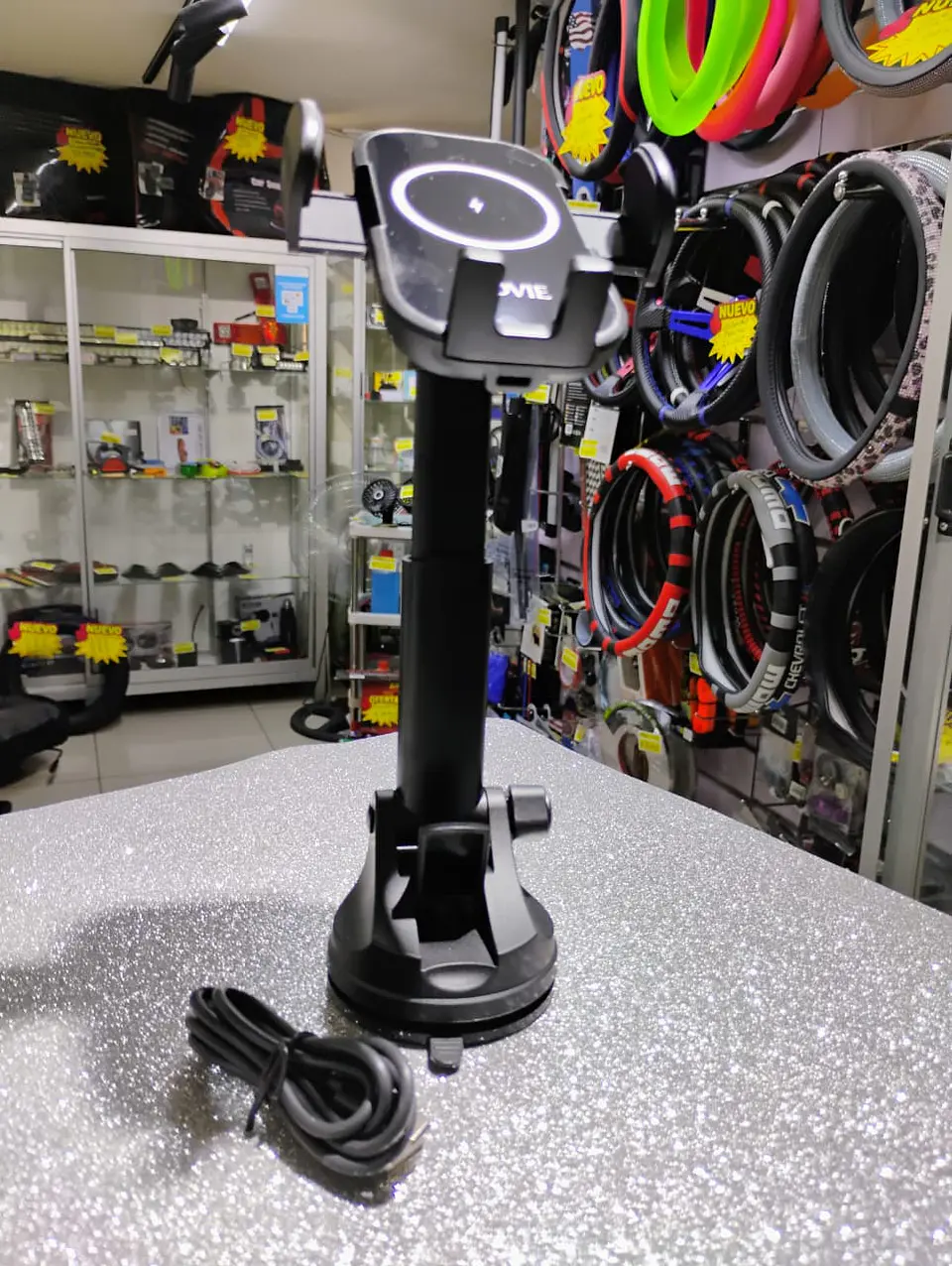 Soporte cargador inalámbrico de celular smartphone 15W 2