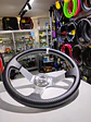 Volante de auto universal deportivo SPARCO con botón de bocina PLATA - thumbnail 3
