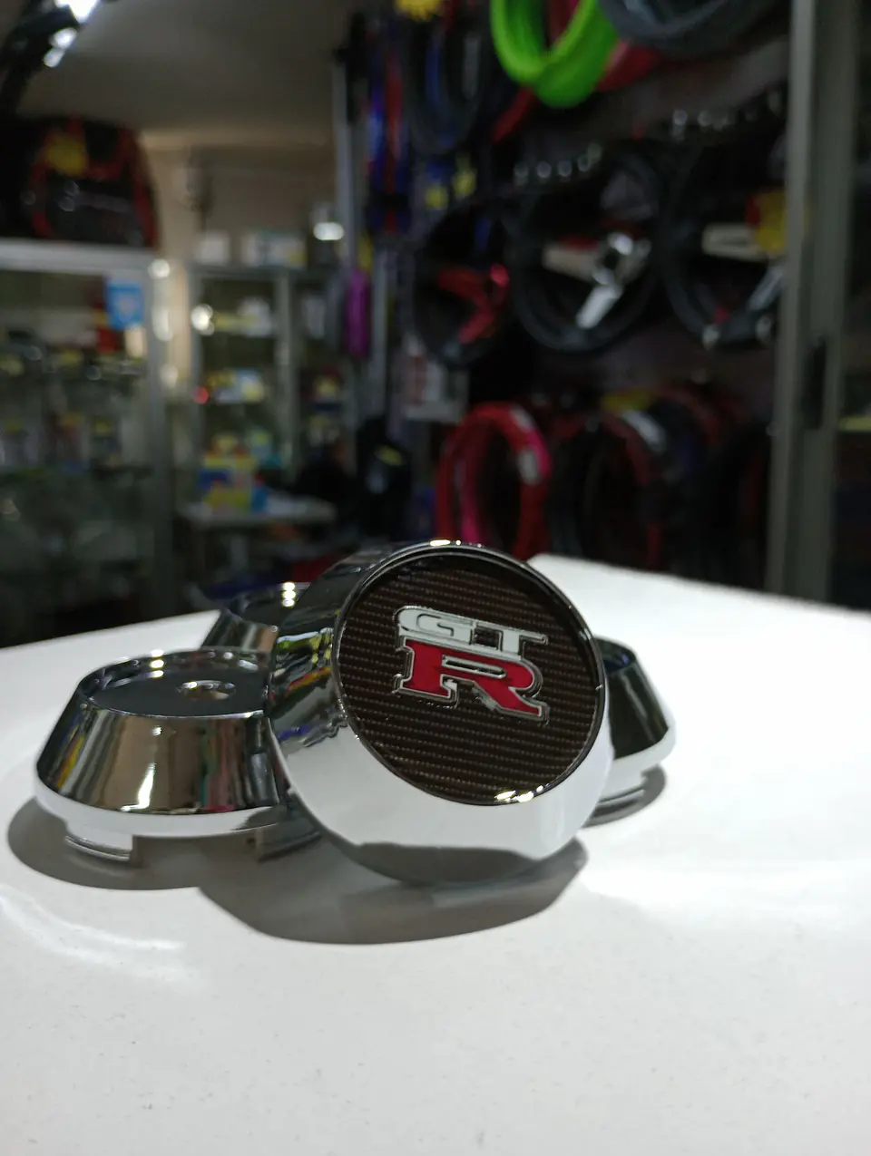 X4 Tapas centro de llantas de auto tunning conica GTR carbono 3