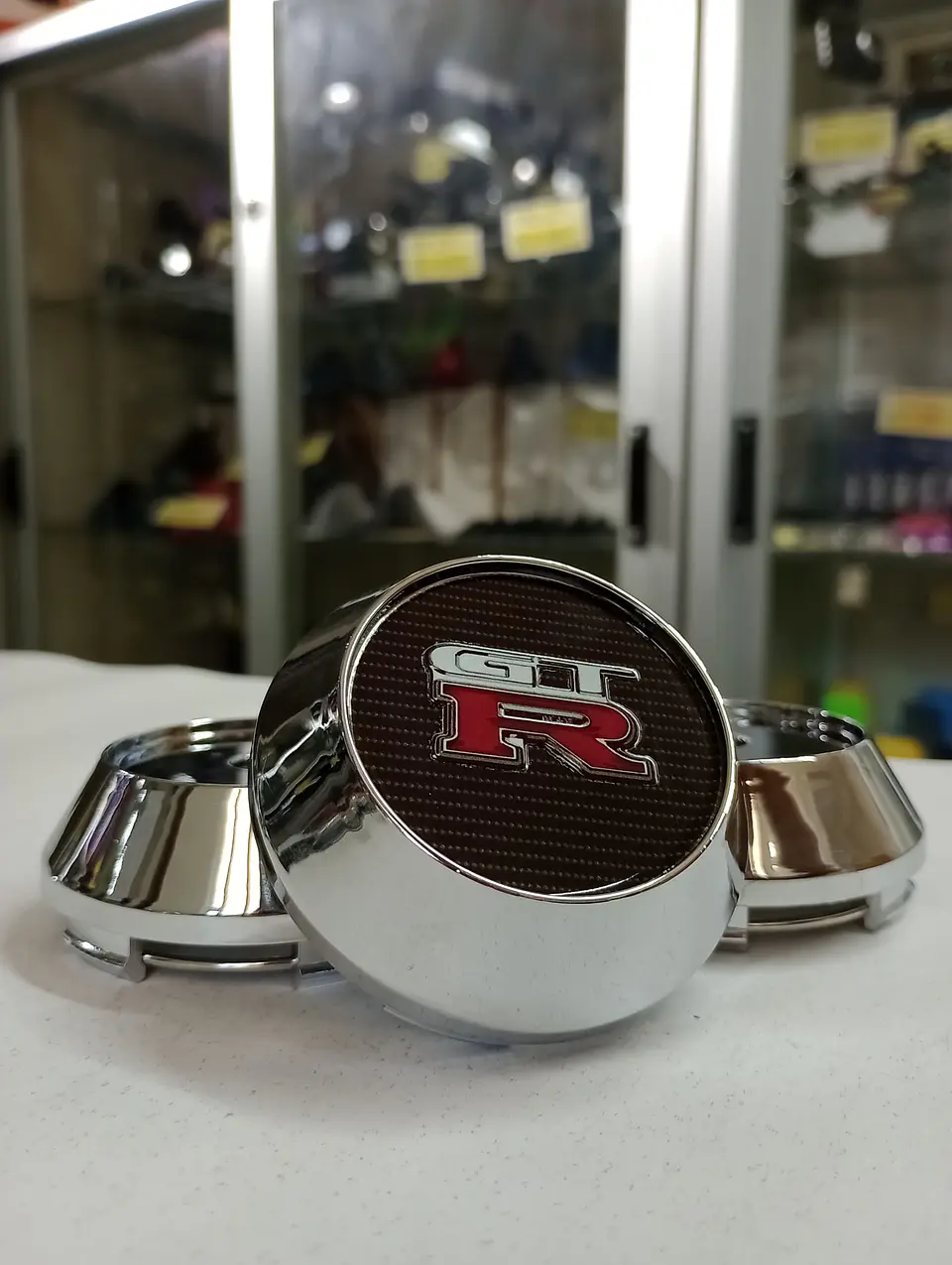 X4 Tapas centro de llantas de auto tunning conica GTR carbono 5