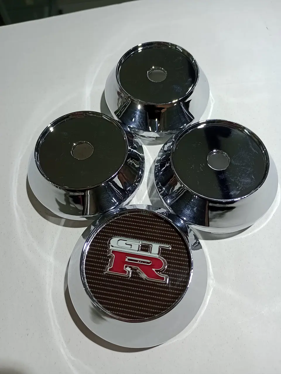 X4 Tapas centro de llantas de auto tunning conica GTR carbono 6