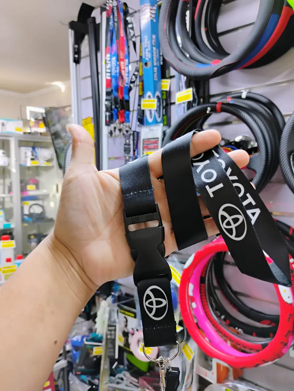 Llavero Lanyard porta llaves y credencial - Toyota 1