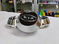 X4 Tapas centro de llantas de auto tunning conica kia negra logo gris - Miniatura 1