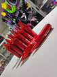 Set kit de tuercas para llantas de auto punta de bala 20 piezas rojo - Miniatura 9