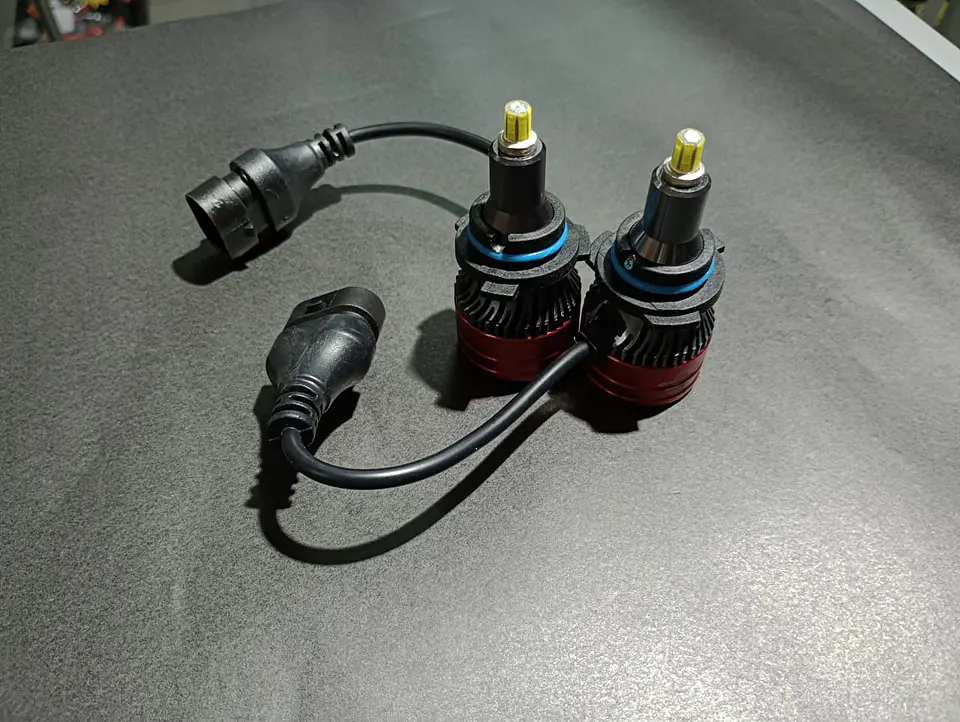 Par X2 Ampolletas turboled 9006 Led Headlight 360 grados para foco 3