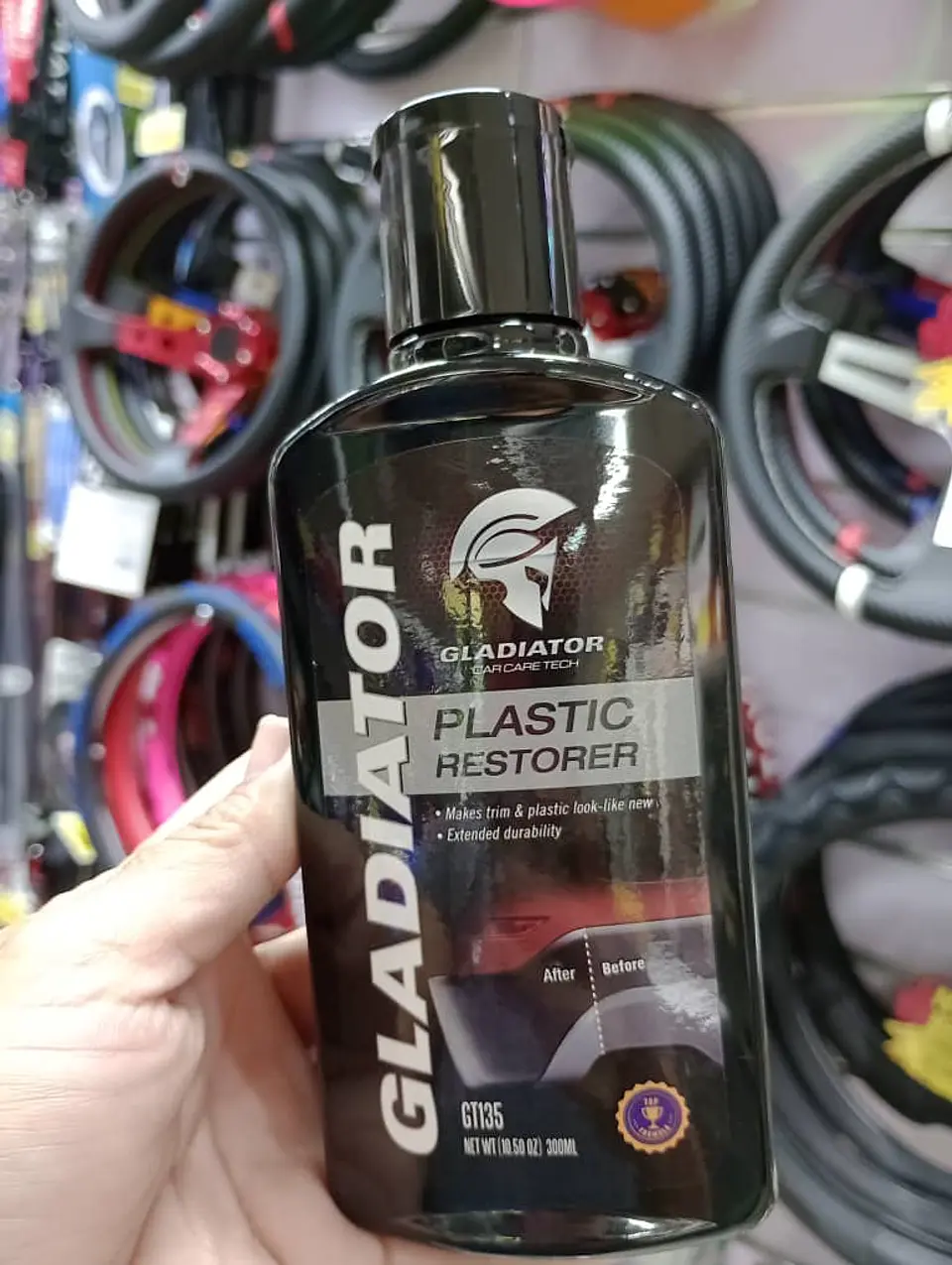 Crema Renovadora de piezas plásticas - Gladiator, revestimiento de 10