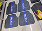 Set pisos X4 alfombras de goma tunning Takata - Negro/Azul - thumbnail 1