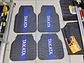Set pisos X4 alfombras de goma tunning Takata - Negro/Azul - thumbnail 6