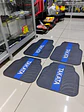 Set pisos X4 alfombras de goma tunning Takata - Negro/Azul - thumbnail 10