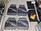 Set pisos alfombras de goma tunning TRD 4pzs - Negro/Blanco - thumbnail 3