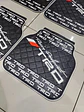 Set pisos alfombras de goma tunning TRD 4pzs - Negro/Blanco - thumbnail 8
