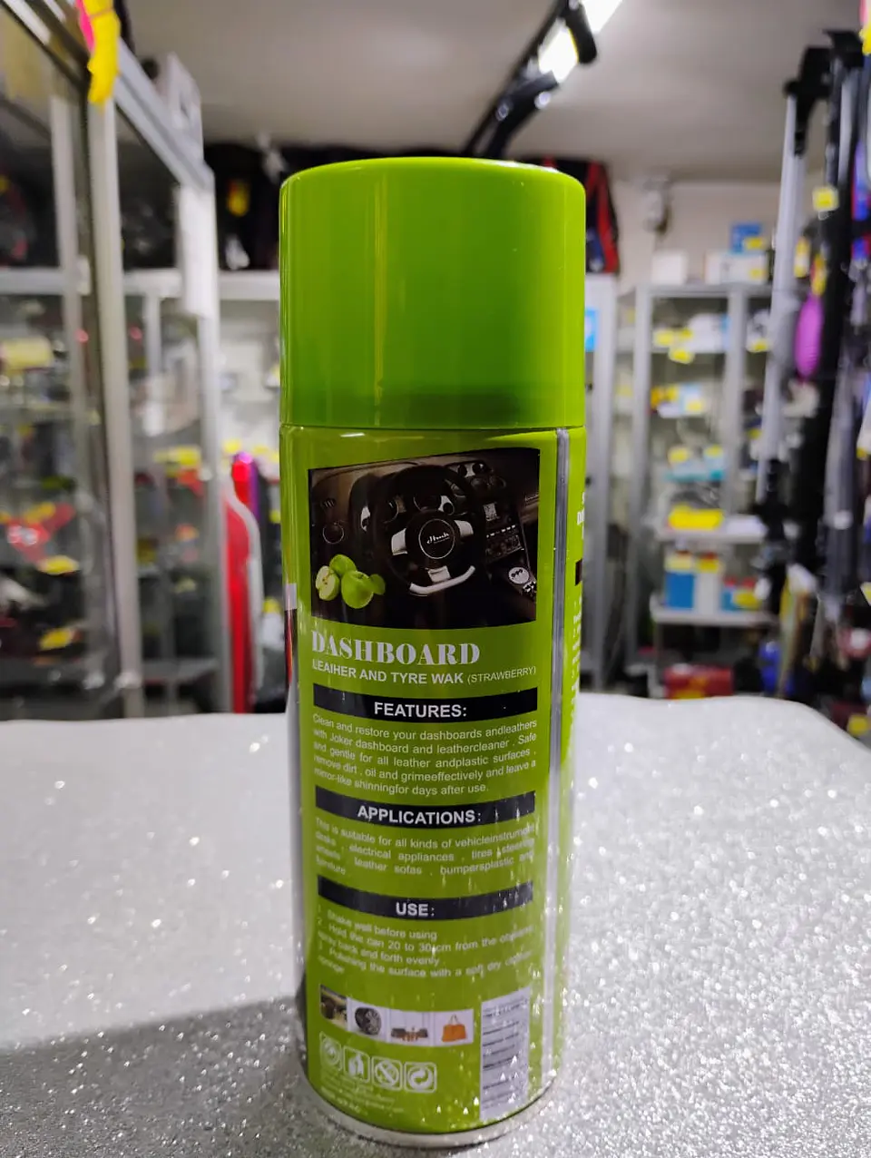 Silicona renovadora plásticos/cuero/vinilo aroma manzana 450ml 6