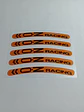 Set X5 pegatinas reflectantes Oz Racing para llantas - Naranja/Negro - Miniatura 5