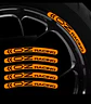 Set X5 pegatinas reflectantes Oz Racing para llantas - Naranja/Negro - Miniatura 8